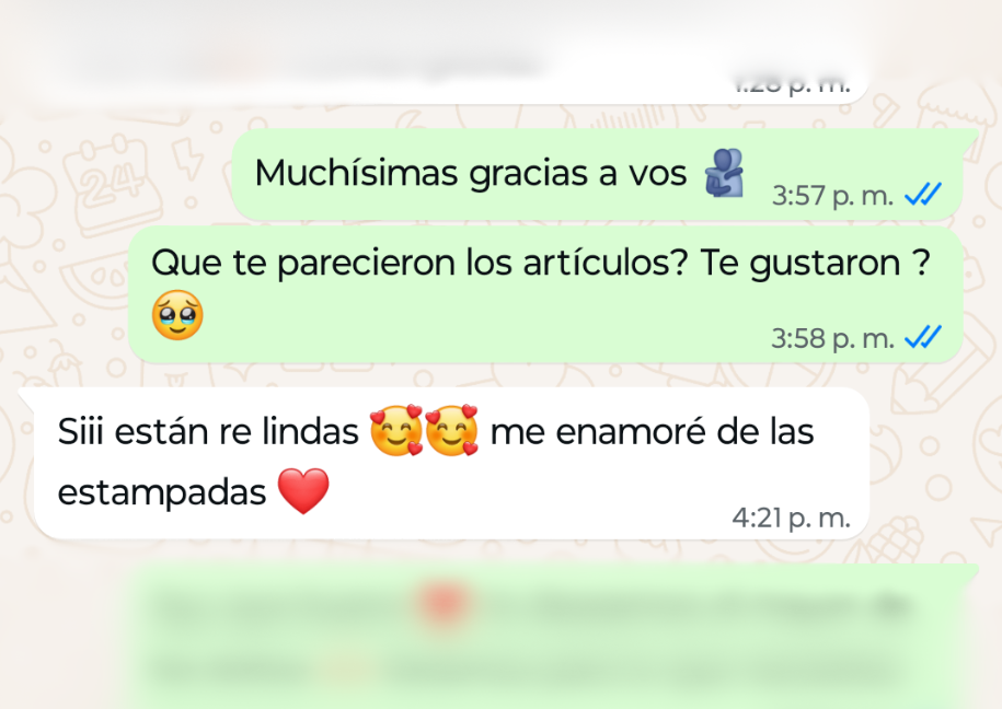 Testimonio: me enamoré de las estampadas